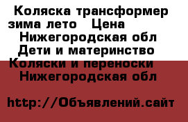 Коляска трансформер зима-лето › Цена ­ 3 600 - Нижегородская обл. Дети и материнство » Коляски и переноски   . Нижегородская обл.